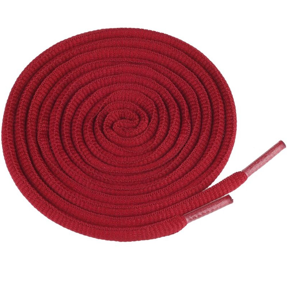2 Pair Oval 7 Colors Half Round Athletic Shoelaces 0.2" Width Red